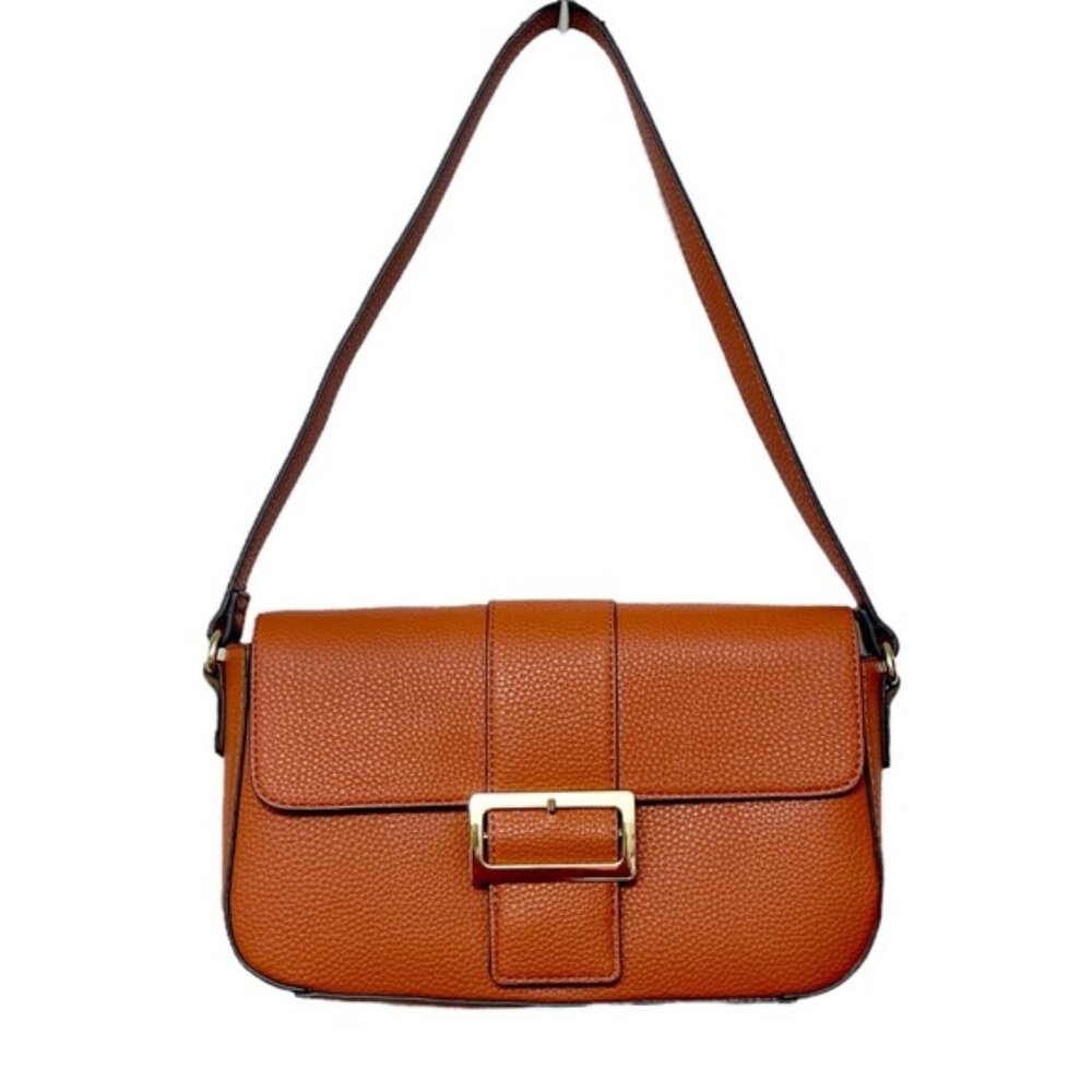 NANETTE LEPORE Fiona Logo Flap Baguette Bag